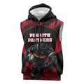 Personalised Penrith Panthers Mascot Rugby Sleeveless Zip Hoodie Penrith New South Wales Athletic Graphic Print