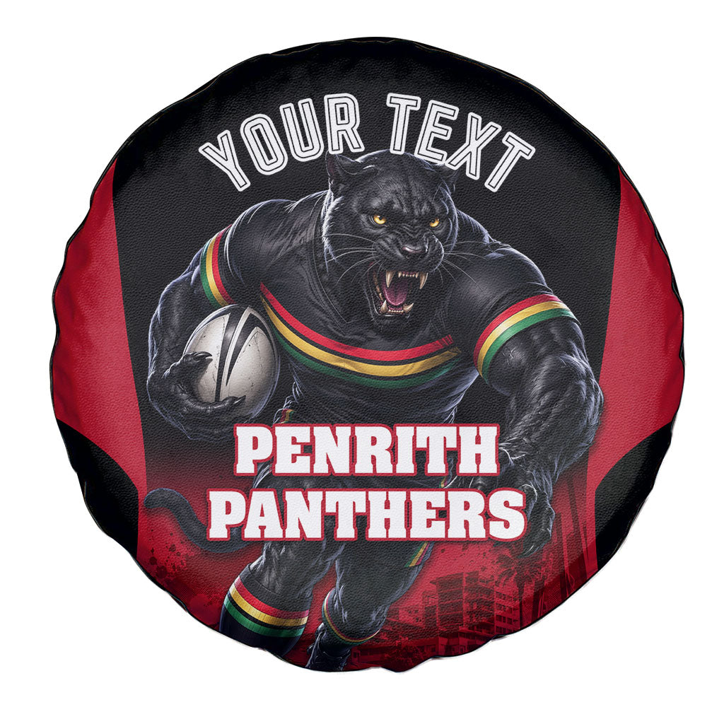 Personalised Penrith Panthers Mascot Rugby Spare Tire Cover Penrith New South Wales Athletic Graphic Print