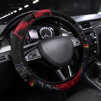 Penrith Panthers Mascot Rugby Steering Wheel Cover Penrith New South Wales Athletic Graphic Print
