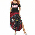 Personalised Penrith Panthers Mascot Rugby Summer Maxi Dress Penrith New South Wales Athletic Graphic Print