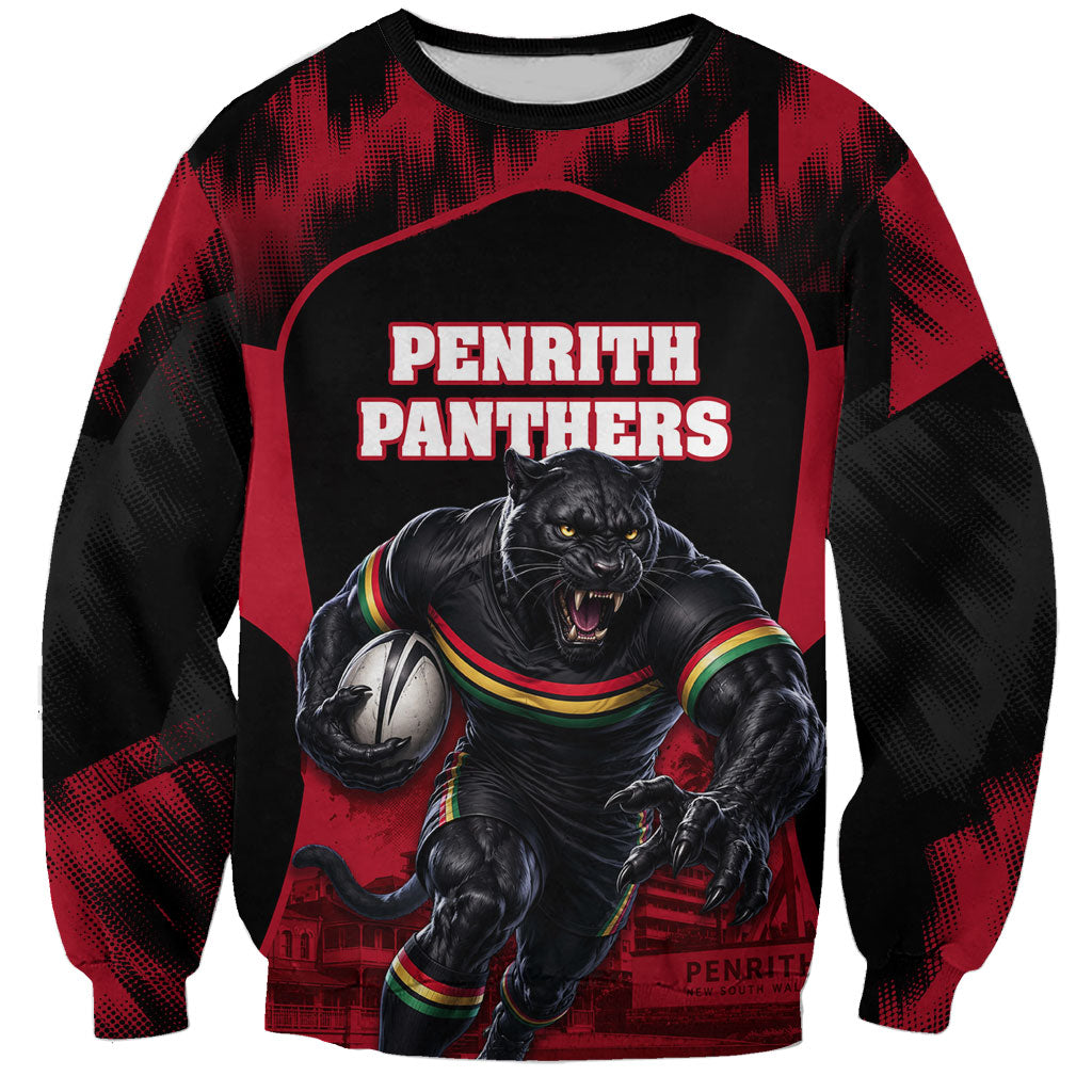 Personalised Penrith Panthers Mascot Rugby Sweatshirt Penrith New South Wales Athletic Graphic Print