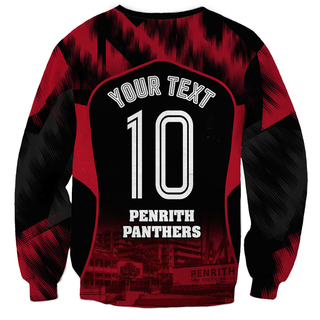 Personalised Penrith Panthers Mascot Rugby Sweatshirt Penrith New South Wales Athletic Graphic Print