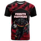 Personalised Penrith Panthers Mascot Rugby T Shirt Penrith New South Wales Athletic Graphic Print