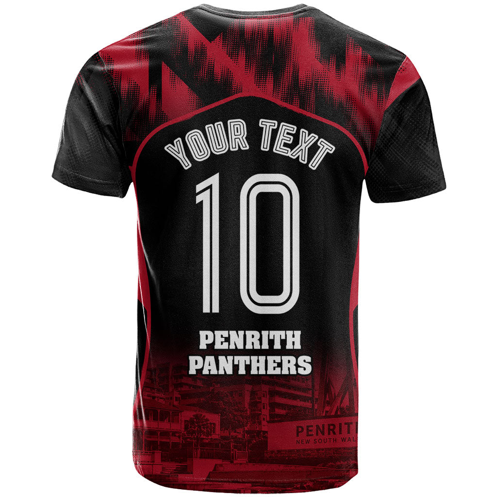 Personalised Penrith Panthers Mascot Rugby T Shirt Penrith New South Wales Athletic Graphic Print