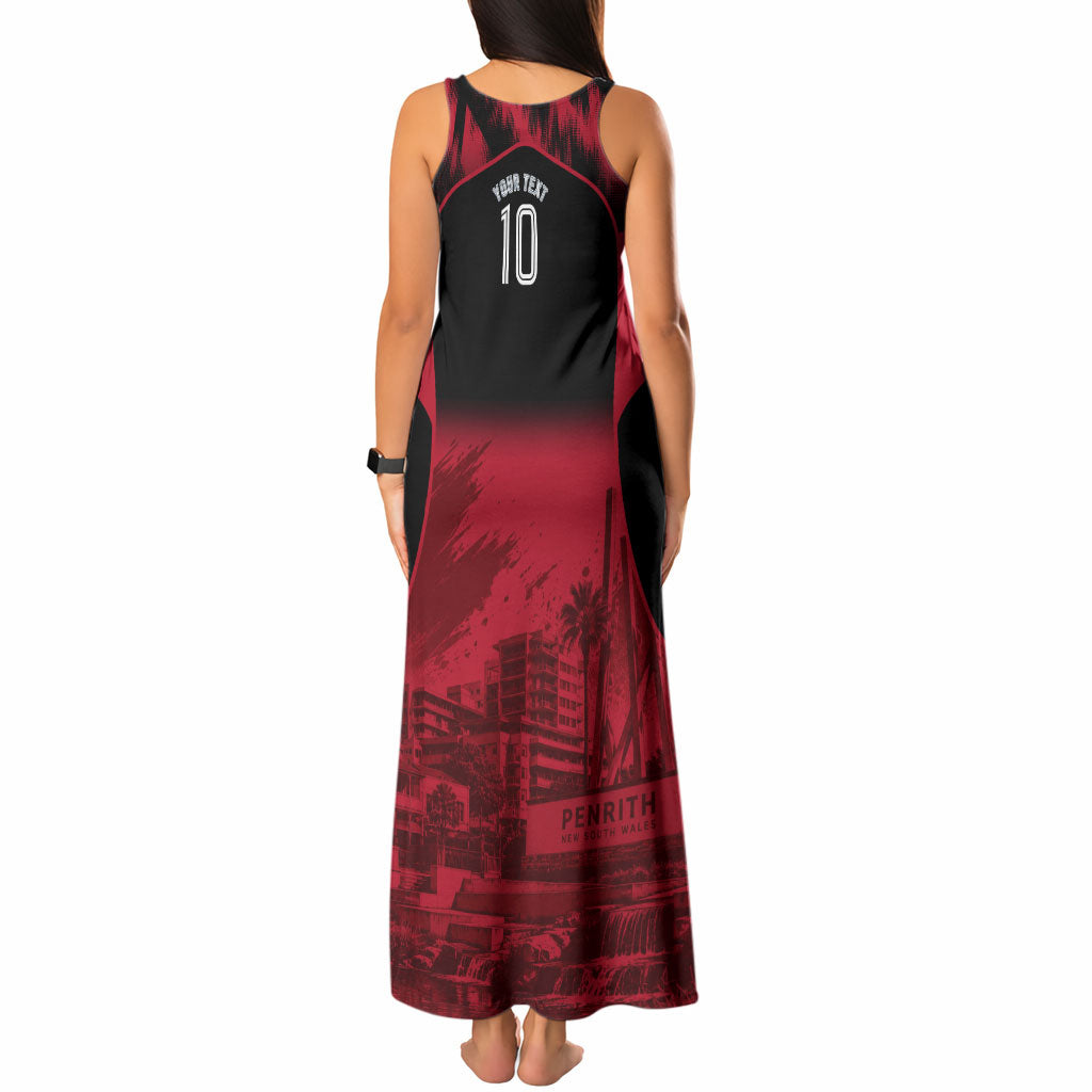 Personalised Penrith Panthers Mascot Rugby Tank Maxi Dress Penrith New South Wales Athletic Graphic Print