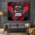 Personalised Penrith Panthers Mascot Rugby Tapestry Penrith New South Wales Athletic Graphic Print