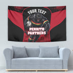 Personalised Penrith Panthers Mascot Rugby Tapestry Penrith New South Wales Athletic Graphic Print