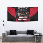 Personalised Penrith Panthers Mascot Rugby Tapestry Penrith New South Wales Athletic Graphic Print