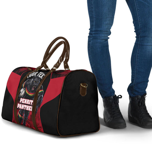 Personalised Penrith Panthers Mascot Rugby Travel Bag Penrith New South Wales Athletic Graphic Print