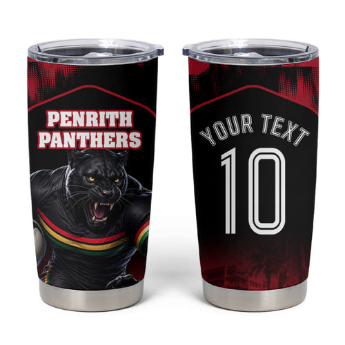 Personalised Penrith Panthers Mascot Rugby Tumbler Cup Penrith New South Wales Athletic Graphic Print