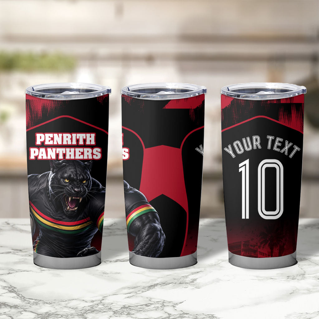 Personalised Penrith Panthers Mascot Rugby Tumbler Cup Penrith New South Wales Athletic Graphic Print