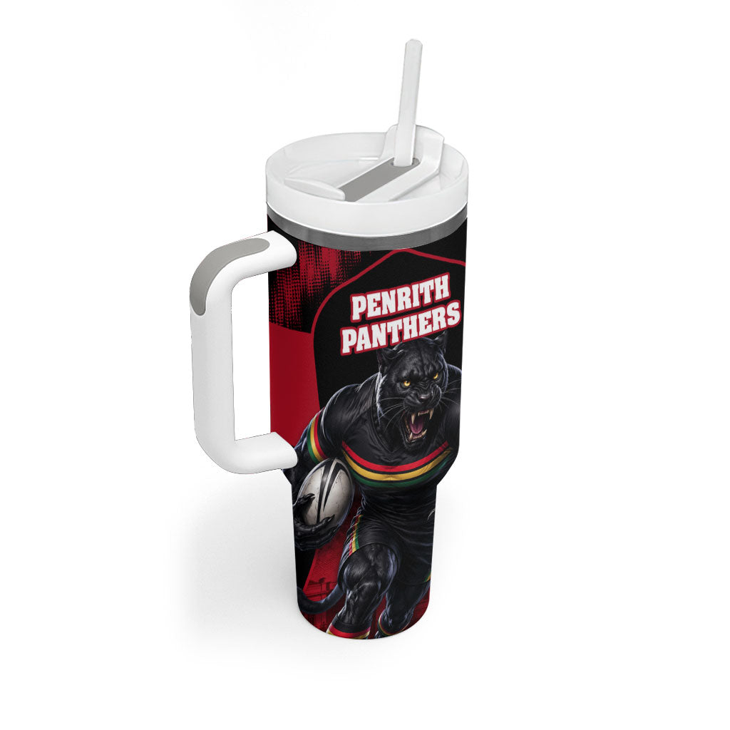 Personalised Penrith Panthers Mascot Rugby Tumbler With Handle Penrith New South Wales Athletic Graphic Print