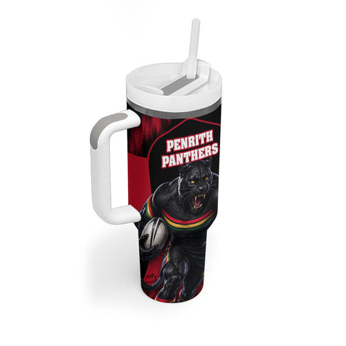 Personalised Penrith Panthers Mascot Rugby Tumbler With Handle Penrith New South Wales Athletic Graphic Print