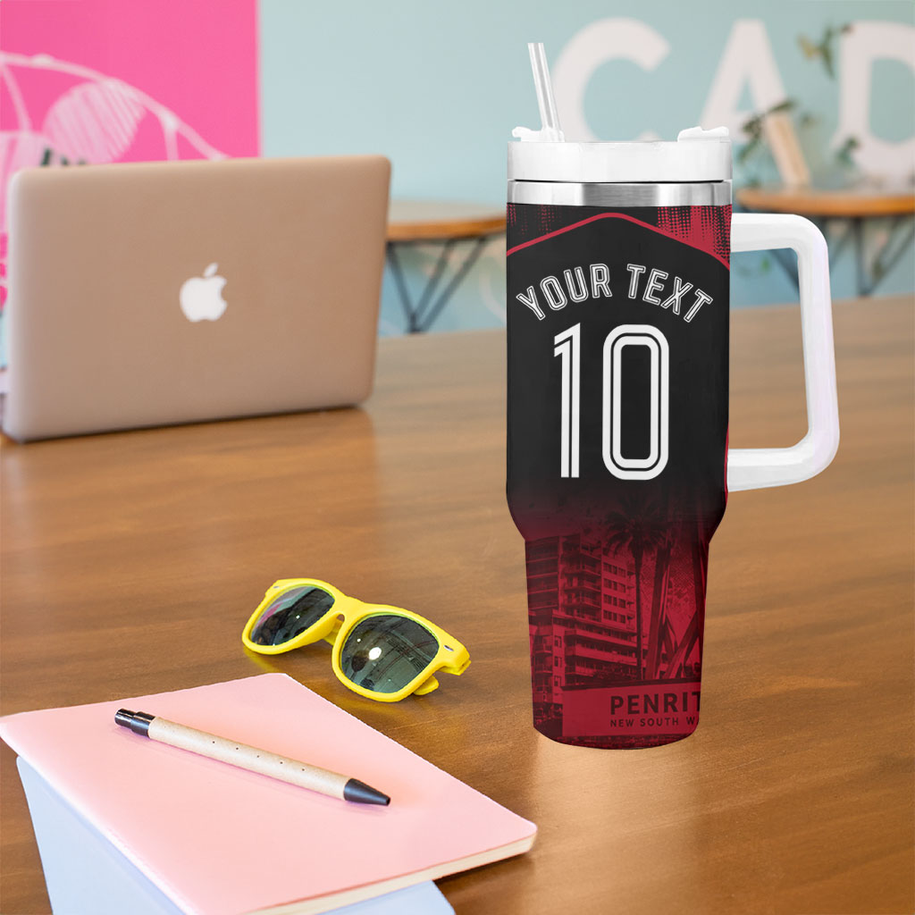 Personalised Penrith Panthers Mascot Rugby Tumbler With Handle Penrith New South Wales Athletic Graphic Print