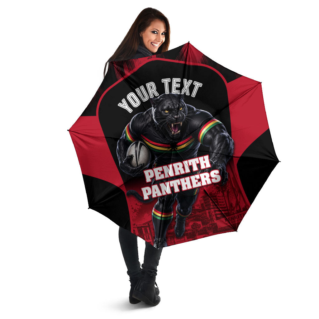Personalised Penrith Panthers Mascot Rugby Umbrella Penrith New South Wales Athletic Graphic Print