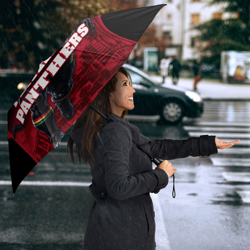 Personalised Penrith Panthers Mascot Rugby Umbrella Penrith New South Wales Athletic Graphic Print