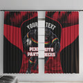 Personalised Penrith Panthers Mascot Rugby Window Curtain Penrith New South Wales Athletic Graphic Print
