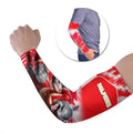 Personalised Dolphins Mascot Rugby Arm Sleeves Redcliffe Peninsula Athletic Graphic Print