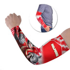 Personalised Dolphins Mascot Rugby Arm Sleeves Redcliffe Peninsula Athletic Graphic Print