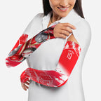 Personalised Dolphins Mascot Rugby Arm Sleeves Redcliffe Peninsula Athletic Graphic Print