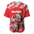 Personalised Dolphins Mascot Rugby Baseball Jersey Redcliffe Peninsula Athletic Graphic Print