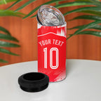 Personalised Dolphins Mascot Rugby 4 in 1 Can Cooler Tumbler Redcliffe Peninsula Athletic Graphic Print