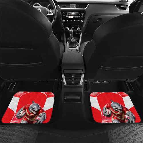 Personalised Dolphins Mascot Rugby Car Mats Redcliffe Peninsula Athletic Graphic Print