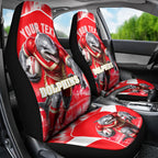 Personalised Dolphins Mascot Rugby Car Seat Cover Redcliffe Peninsula Athletic Graphic Print