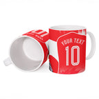 Personalised Dolphins Mascot Rugby Ceramic Mug Redcliffe Peninsula Athletic Graphic Print
