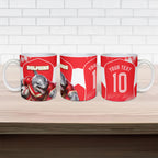 Personalised Dolphins Mascot Rugby Ceramic Mug Redcliffe Peninsula Athletic Graphic Print