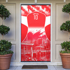 Personalised Dolphins Mascot Rugby Door Cover Redcliffe Peninsula Athletic Graphic Print