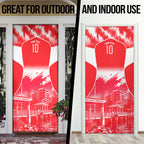 Personalised Dolphins Mascot Rugby Door Cover Redcliffe Peninsula Athletic Graphic Print