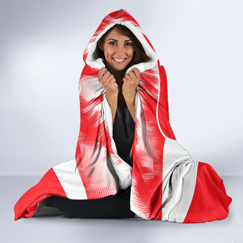 Personalised Dolphins Mascot Rugby Hooded Blanket Redcliffe Peninsula Athletic Graphic Print
