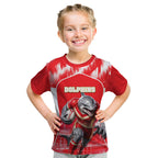 Personalised Dolphins Mascot Rugby Kid T Shirt Redcliffe Peninsula Athletic Graphic Print