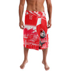Personalised Dolphins Mascot Rugby Lavalava Redcliffe Peninsula Athletic Graphic Print