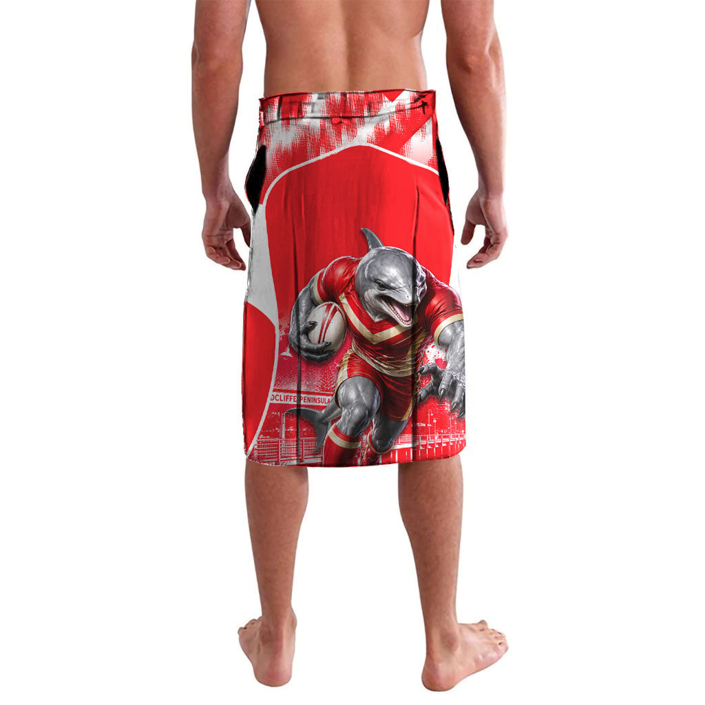 Personalised Dolphins Mascot Rugby Lavalava Redcliffe Peninsula Athletic Graphic Print