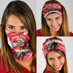 Personalised Dolphins Mascot Rugby Neck Gaiter Redcliffe Peninsula Athletic Graphic Print