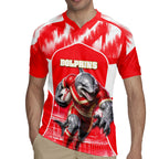 Personalised Dolphins Mascot Rugby Rugby Jersey Redcliffe Peninsula Athletic Graphic Print