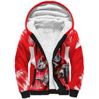 Personalised Dolphins Mascot Rugby Sherpa Hoodie Redcliffe Peninsula Athletic Graphic Print