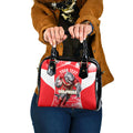 Personalised Dolphins Mascot Rugby Shoulder Handbag Redcliffe Peninsula Athletic Graphic Print