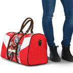 Personalised Dolphins Mascot Rugby Travel Bag Redcliffe Peninsula Athletic Graphic Print