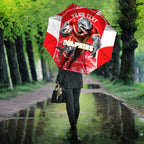 Personalised Dolphins Mascot Rugby Umbrella Redcliffe Peninsula Athletic Graphic Print