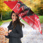 Personalised Dolphins Mascot Rugby Umbrella Redcliffe Peninsula Athletic Graphic Print