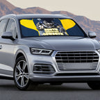 Personalised North Queensland Cowboys Mascot Rugby Auto Sun Shade Townsville Cityscape Athletic Graphic Print