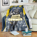 Personalised North Queensland Cowboys Mascot Rugby Blanket Townsville Cityscape Athletic Graphic Print