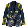Personalised North Queensland Cowboys Mascot Rugby Blazer Townsville Cityscape Athletic Graphic Print