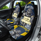 Personalised North Queensland Cowboys Mascot Rugby Car Seat Cover Townsville Cityscape Athletic Graphic Print