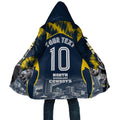Personalised North Queensland Cowboys Mascot Rugby Cloak Townsville Cityscape Athletic Graphic Print