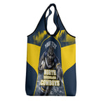 Personalised North Queensland Cowboys Mascot Rugby Grocery Bag Townsville Cityscape Athletic Graphic Print