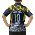 Personalised North Queensland Cowboys Mascot Rugby Hawaiian Shirt Townsville Cityscape Athletic Graphic Print